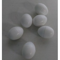 Oeuf plein en plastique par 20 